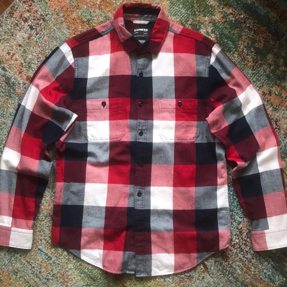 Express Other - Express Long Sleeve Flannel Shirt